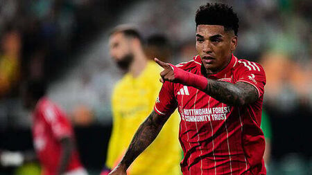 Igor Jesus scores twice but Nottingham Forest have to settle for Real Betis draw