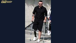 Garda pleads not guilty to dangerous driving causing delivery driver’s leg to be severed