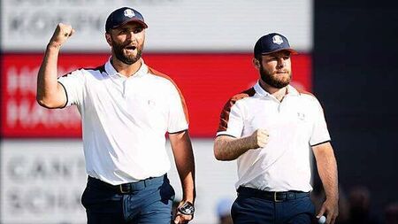 Ryder Cup set for fiery start as Europe open with Jon Rahm and Tyrrell Hatton