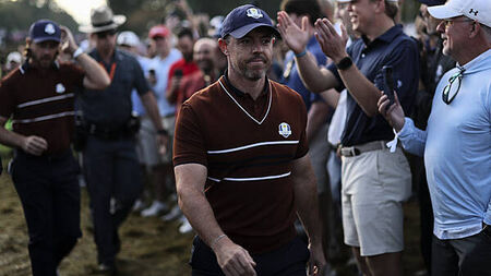Ryder Cup live: McIlroy and Fleetwood lead Europe to another strong start