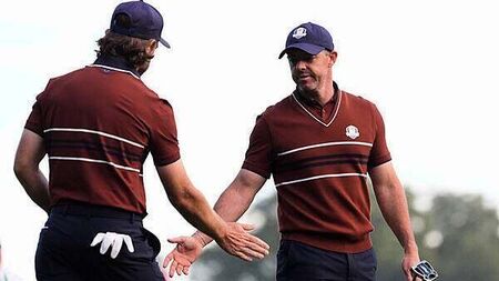 Rory McIlroy and Tommy Fleetwood lead European charge once more at Ryder Cup
