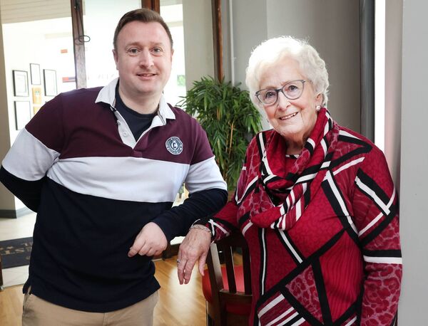 Cllr Eamon Quinlan and Eilis Couch. Photo: Joe Evans