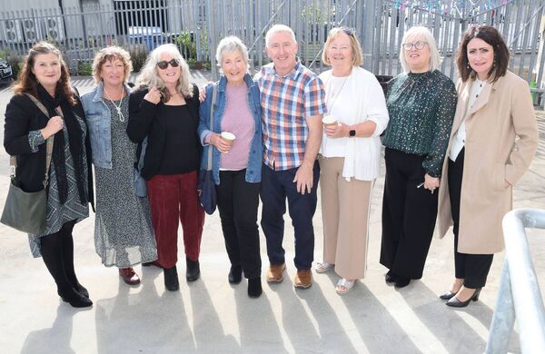Ken Sauvage and friends, at Treo Port Lairge's 25th anniversary celebration. Photo: Joe Evans