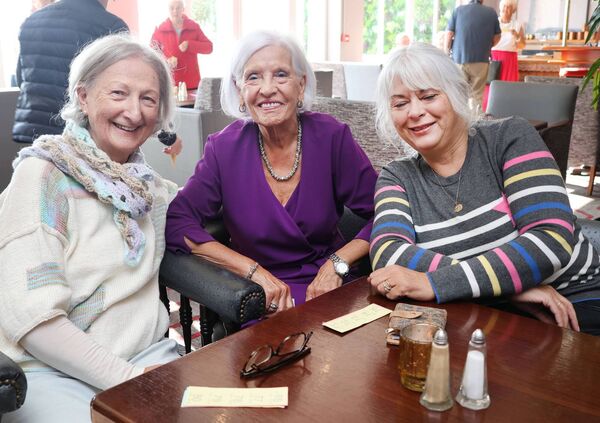 Margaret Glover, Noeline Power and Amanda Bridges, at the Majestic Hotel for the Tramore Hospice Support Big Coffee Morning in aid of Waterford Hospice. Photo: Joe Evans