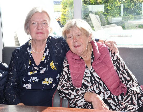 Theresa McGrath and Clare Flannigan at the Majestic Hotel for the Tramore Hospice Support Group Big Coffee Morning. Photo: Joe Evans
