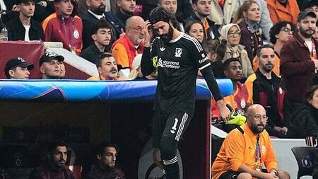 Liverpool suffer Alisson Becker injury blow in defeat to Galatasaray