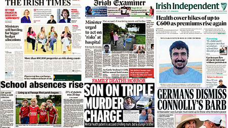 What the papers say: Wednesday's front pages