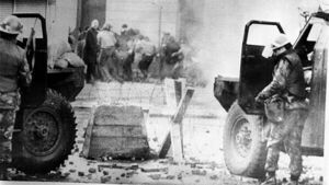 Victim pretended to be dead after being shot on Bloody Sunday, trial hears