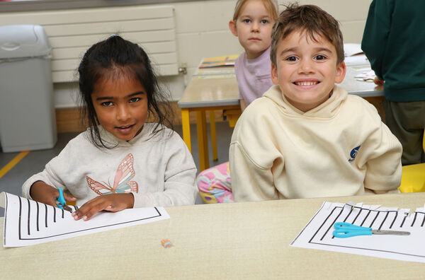 Hazel and Mani, who started school at Waterford Educate Together. Photo: Joe Evans Hazel and Mani, who started school at Waterford Educate Together. Photo: Joe Evans