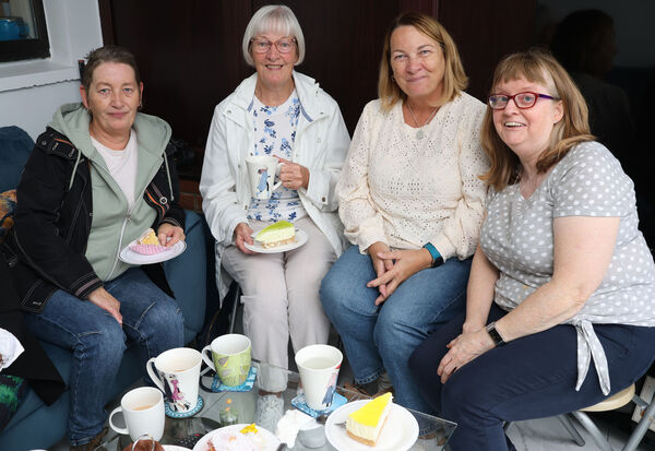  Dellie Barrett, Margaret Burke, Denise McGrath and Catherine Thompson at Esther and Bernie's Coffee Morning in aid of Waterford Hospice. Photo: Joe Evans