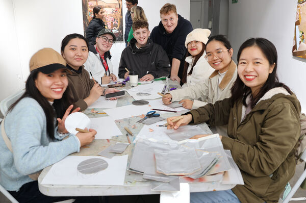  Tetra Pak Print Workshop, at GOMA Gallery for Culture Night. Photo: Joe Evans