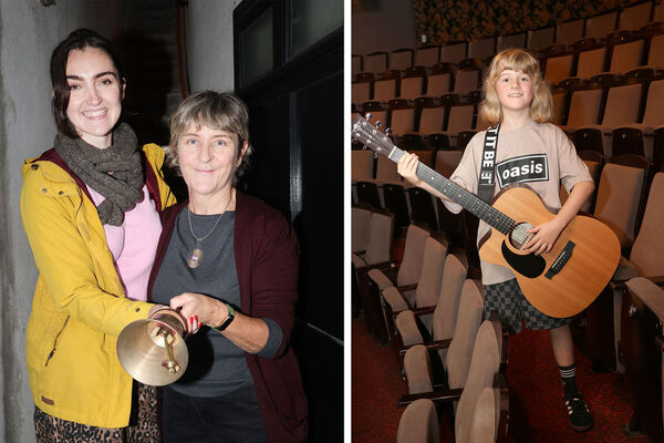  Bell Ringers, Laura Power and Kathryn Quinn, gave Bell Ringing Tours at Christ Church Cathedral (left) and Toby McDonald, at the Theatre Royal Open Mic Night, for Culture Night. Photo: Joe Evans