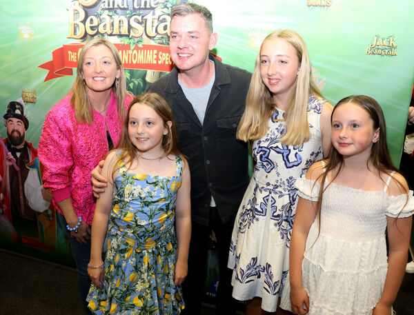 Danny O'Carroll with members of the Brennan family. Photo: Joe Evans Danny O'Carroll with members of the Brennan family. Photo: Joe Evans