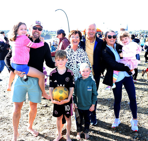  Dinnan and Grant familys at the Vitamin Sea Festival, Tramore. Photo: Joe Evans