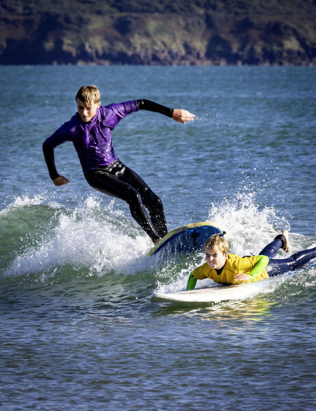  Surfs up at the Vitamin Sea Festival, Tramore. Photo: Joe Evans