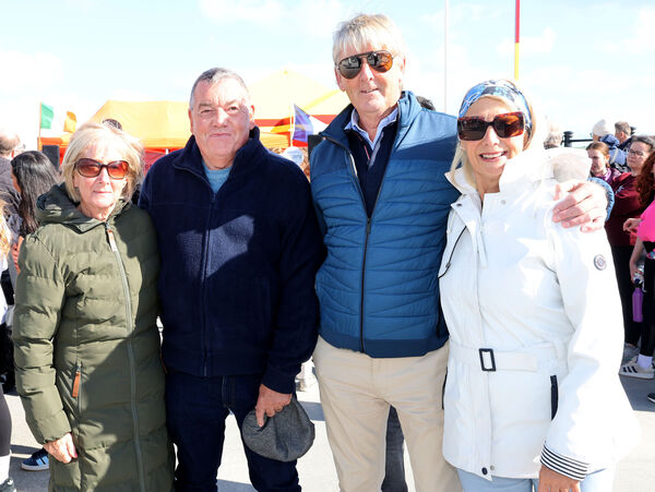  Catherine and Robert McCarthy and Pat and Mary O'Reilly, at the Vitamin Sea Festival, Tramore. Photo: Joe Evans
