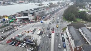 New resurfacing works taking place on Dock Road in Ferrybank as part of North Quays development