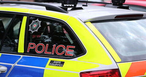 Two PSNI officers hurt after car rammed during pursuit