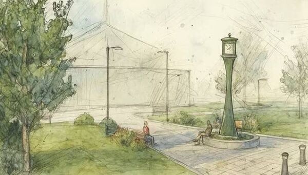 Sketch of the Jubilee Clock