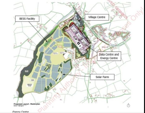 The proposed site layout for the development, subject to planning, as created by AWN Consulting Ltd. The proposed site layout for the development, subject to planning, as created by AWN Consulting Ltd.