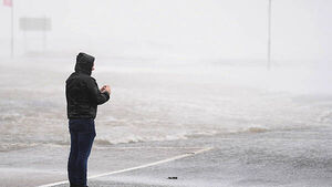 Storm Amy: Cleanup under way as 100,000 without power