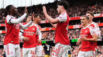 Saturday sport: Arsenal lead West Ham in London Derby, United up against Sunderland