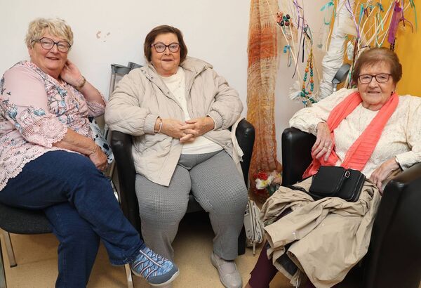 Mary O'Keeffe, Sheila Flynn and Josie Daly. Photo: Joe Evans