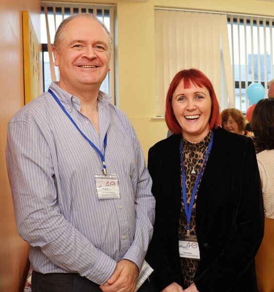 Eamon Meaney and Sylvia Walsh. Photo: Joe Evans