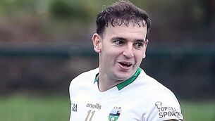 <p>Dessie Hutchinson scored 1-5 in Gaultier's win over Clashmore/Kinsalebeg and he'll be a key man in the game against Roanmore. Photo: Noel Browne</p>