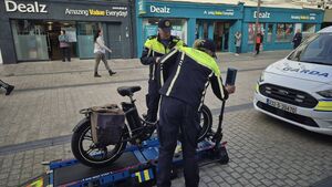 Gardaí hold day of action on e-scooters and e-bikes in Waterford City