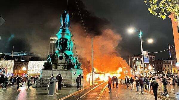 Man (22) jailed for role in an attack on sergeant during Dublin riots