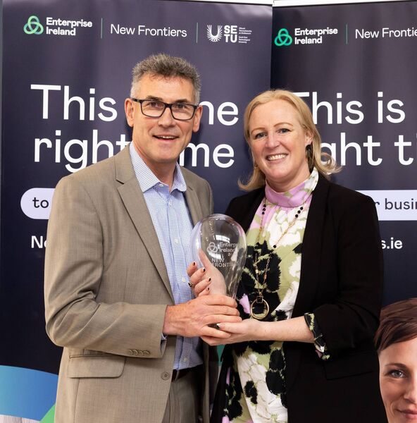 New Frontiers Programme Director in Waterford, Dr Eugene Crehan pictured with Clare Mansfield of Flowering – Fertility Support Services, which helps people emotionally and practically on their path to parenthood New Frontiers Programme Director in Waterford, Dr Eugene Crehan pictured with Clare Mansfield of Flowering – Fertility Support Services, which helps people emotionally and practically on their path to parenthood