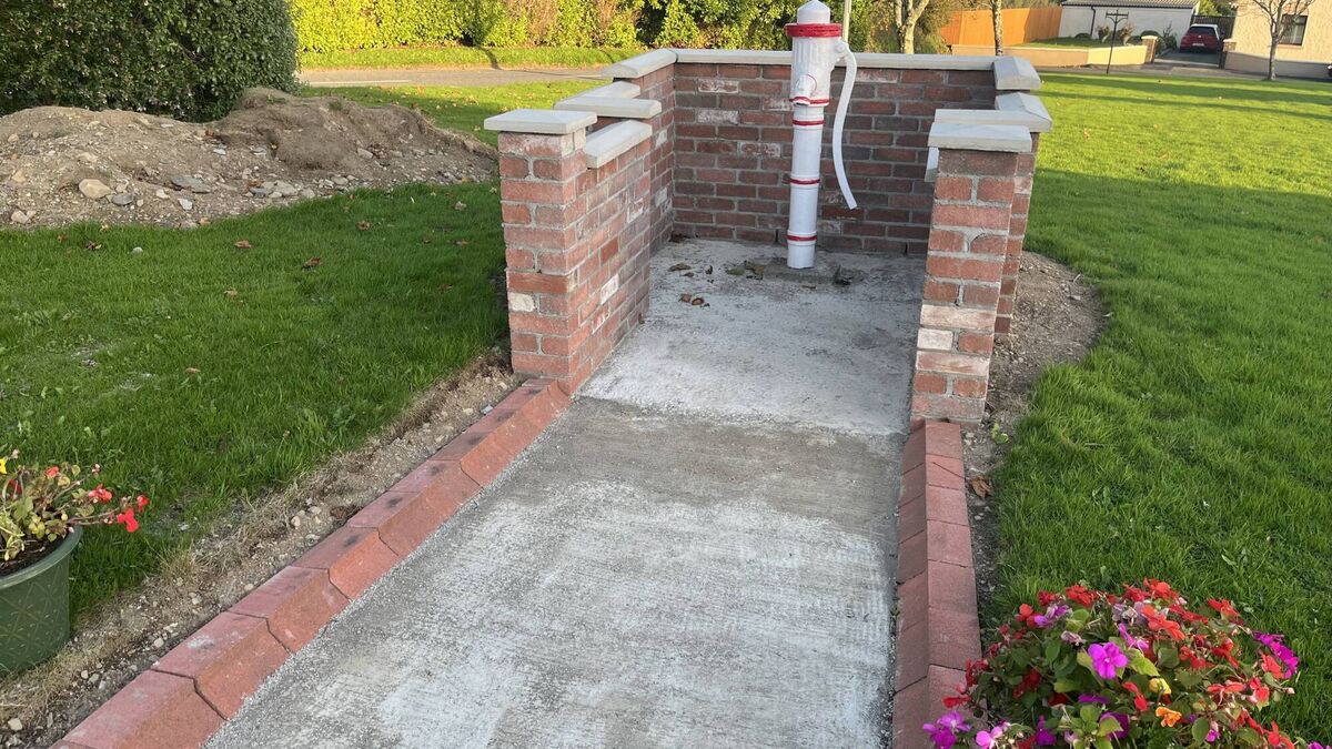 Historic water pump is reinstalled in Ballyduff