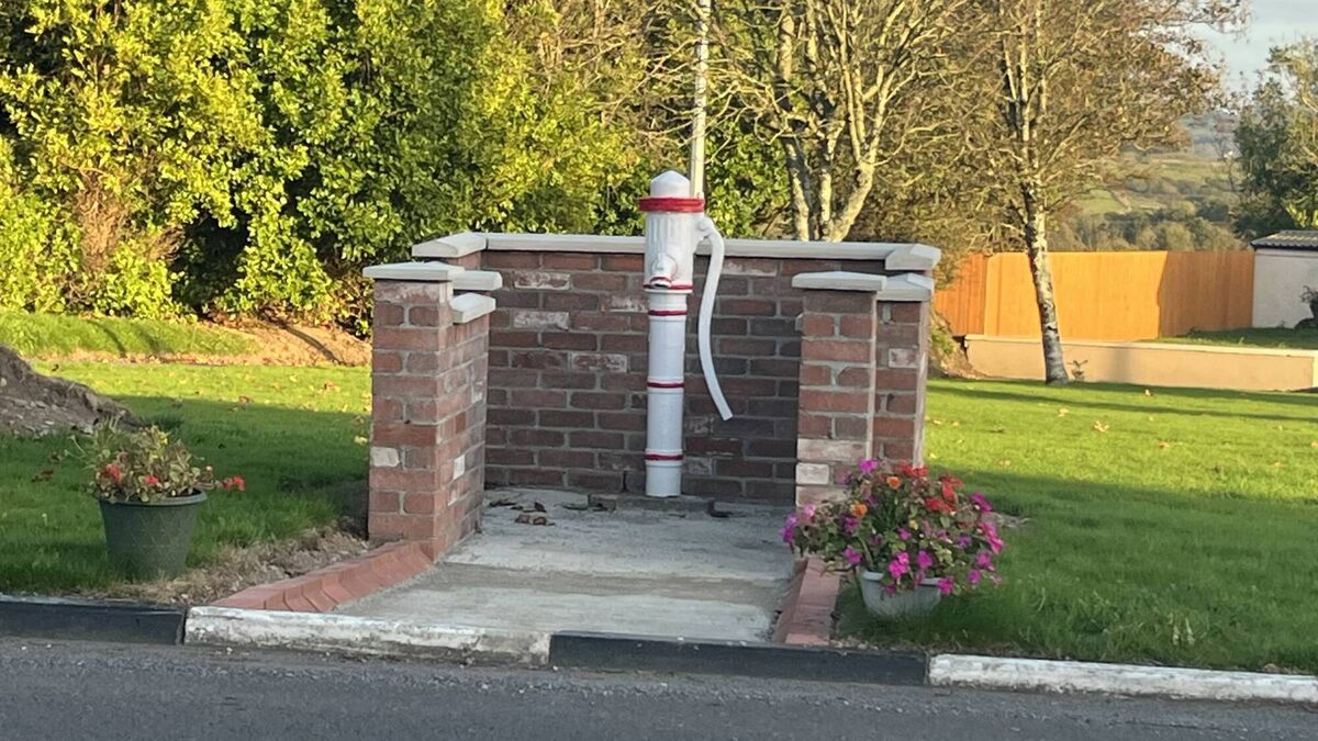 Historic water pump is returned to Ballyduff