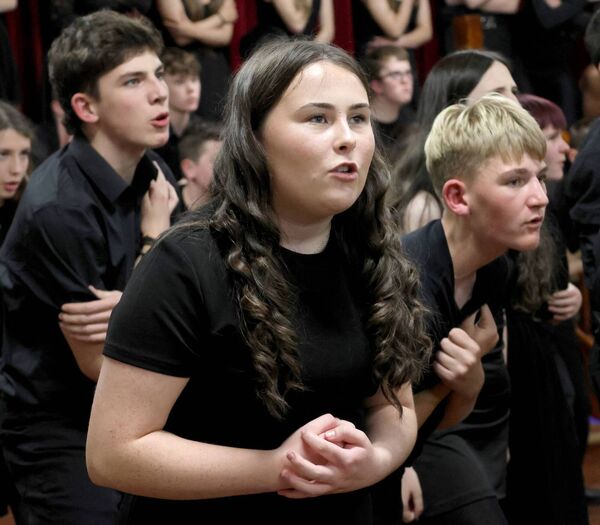 Rehearsals for De La Salle College, upcoming production of Les Misérables, from Wednesday 14th - Saturday 18th, October. Photo: Joe Evans Rehearsals for De La Salle College, upcoming production of Les Misérables, from Wednesday 14th - Saturday 18th, October. Photo: Joe Evans