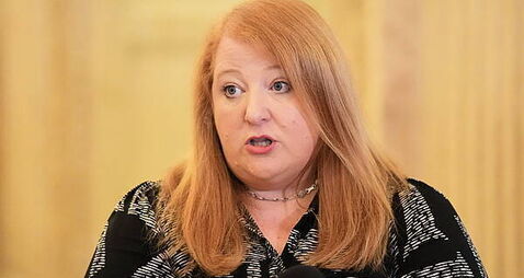 Naomi Long warns ‘a line was crossed’ after masked mob gathered outside her home