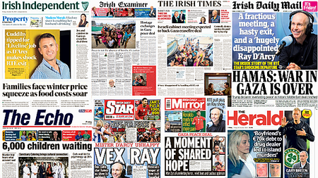What the papers say: Friday's front pages