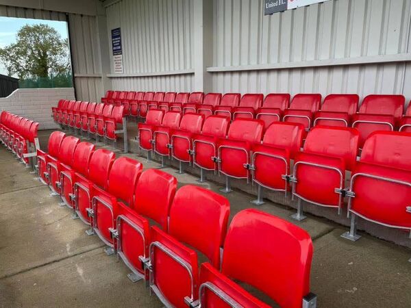 New Portlaw United FC seating