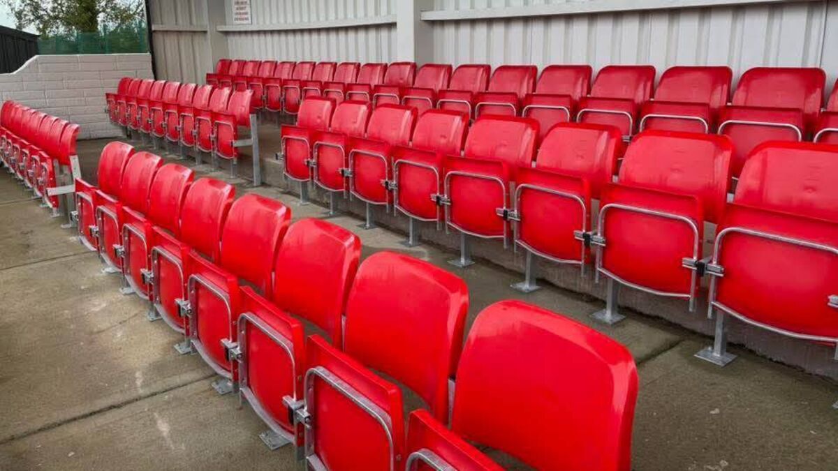 Community support for monthly draw sees new seating for Waterford football club