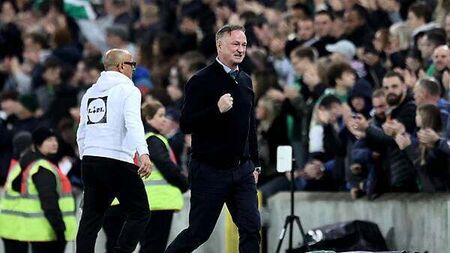 Michael O’Neill salutes ‘magnificent’ Northern Ireland in victory over Slovakia