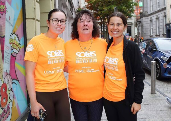 Laura Barry, Jane and Lucy Ustiani. Pic: Noel Browne Laura Barry, Jane and Lucy Ustiani. Pic: Noel Browne