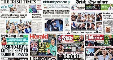 What the papers say: Tuesday's front pages