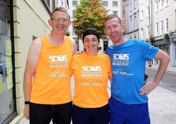 Tony Walsh, Maria and Clive Kiely. Pic: Noel Browne Tony Walsh, Maria and Clive Kiely. Pic: Noel Browne
