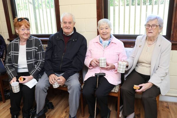 Rita, Brendan, Betty and Cathleen, at St. Saviours Church, for a mass to celebrat the 50th Anniversary of the Parish. Photo: Joe Evans Rita, Brendan, Betty and Cathleen, at St. Saviours Church, for a mass to celebrat the 50th Anniversary of the Parish. Photo: Joe Evans