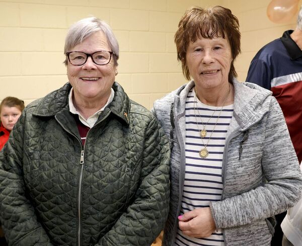 Cis Fahy and Joan Connolly, at St. Saviours Church, for a mass to celebrat the 50th Anniversary of the Parish. Photo: Joe Evans Cis Fahy and Joan Connolly, at St. Saviours Church, for a mass to celebrat the 50th Anniversary of the Parish. Photo: Joe Evans