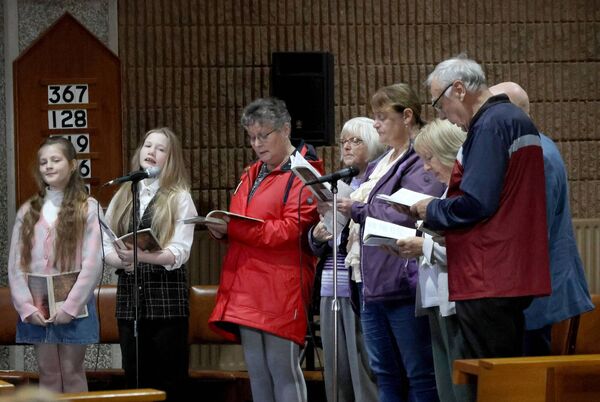The St Savioir's Church Choir, at the 50th Anniversary Mass. Photo: Joe Evans The St Savioir's Church Choir, at the 50th Anniversary Mass. Photo: Joe Evans