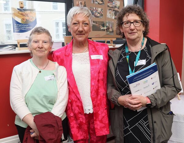 Imelda Doyle, Catherine Foley and Catherine Finn, at St. Brigid's Family & Resource Centre, 40th Anniversary Celebrations. Photo: Joe Evans Imelda Doyle, Catherine Foley and Catherine Finn, at St. Brigid's Family & Resource Centre, 40th Anniversary Celebrations. Photo: Joe Evans