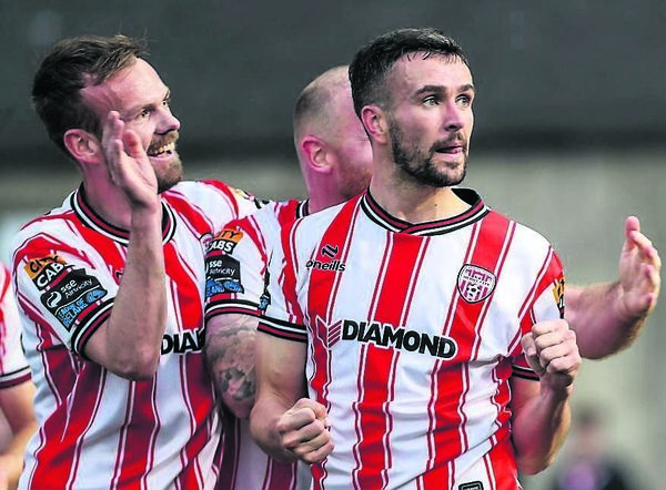 Michael Duffy and Derry City are up next for Amond and Waterford Michael Duffy and Derry City are up next for Amond and Waterford