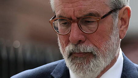 Adams accuses UK government of ‘duplicity’ over move to block compensation payout