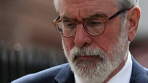 Adams accuses UK government of ‘duplicity’ over move to block compensation payout Adams accuses UK government of ‘duplicity’ over move to block compensation payout
